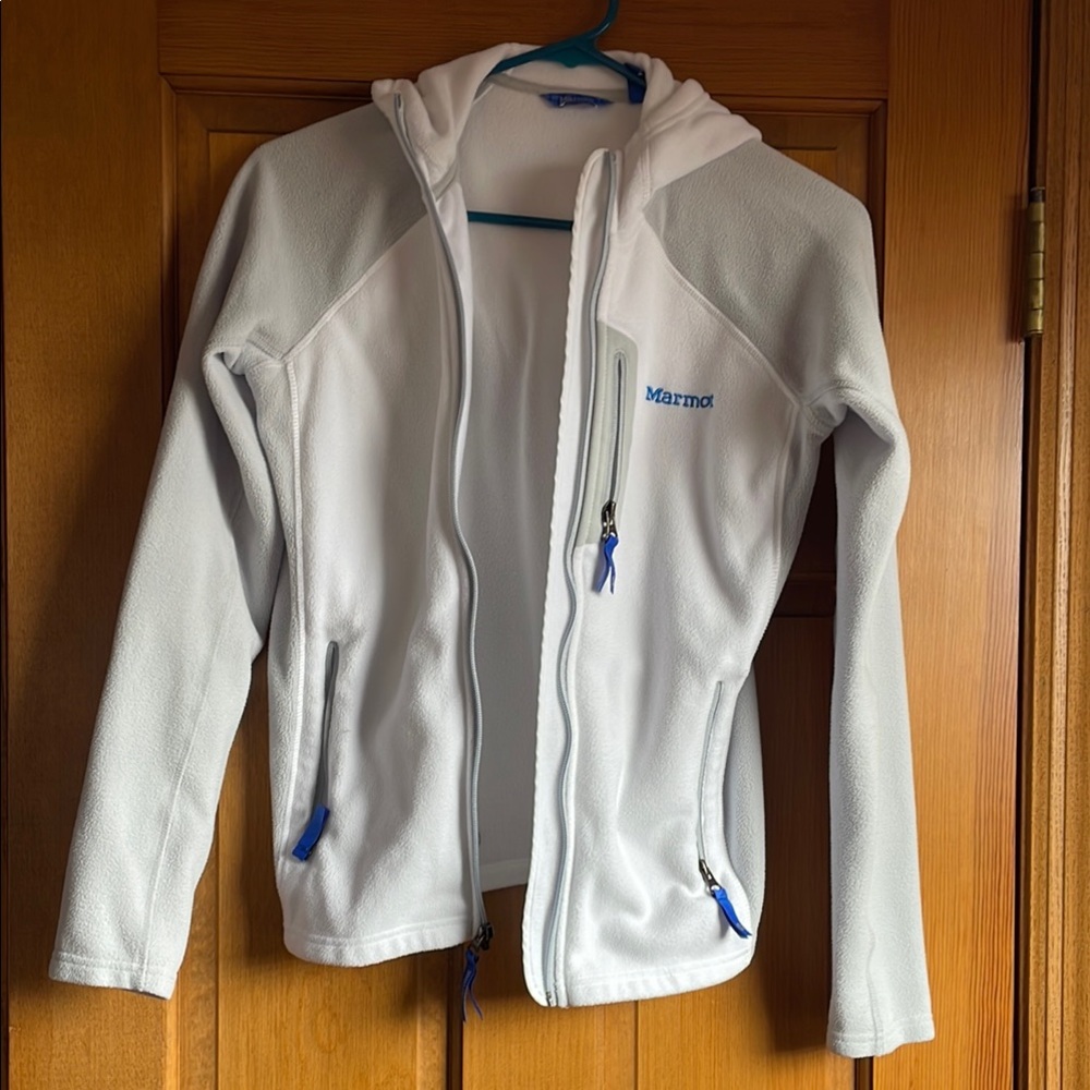 Marmot White Fleece Jacket